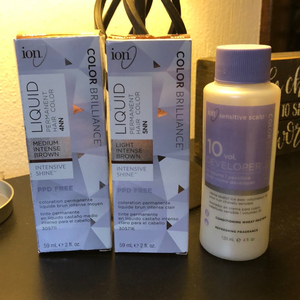 Liquid Permanent Hair Color by Ion!